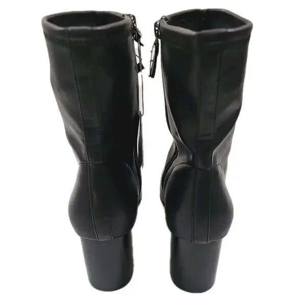 Aerosoles ~Woman Size 9.5W~ Black Miley Mid-Ca Ankle Boots NWOB. - Picture 6 of 14